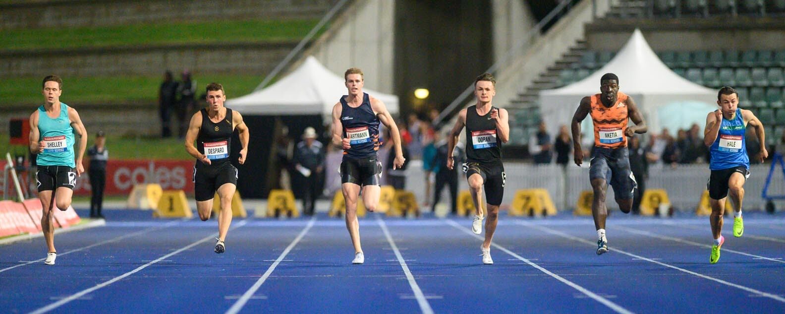 Athletic Centre track and field race