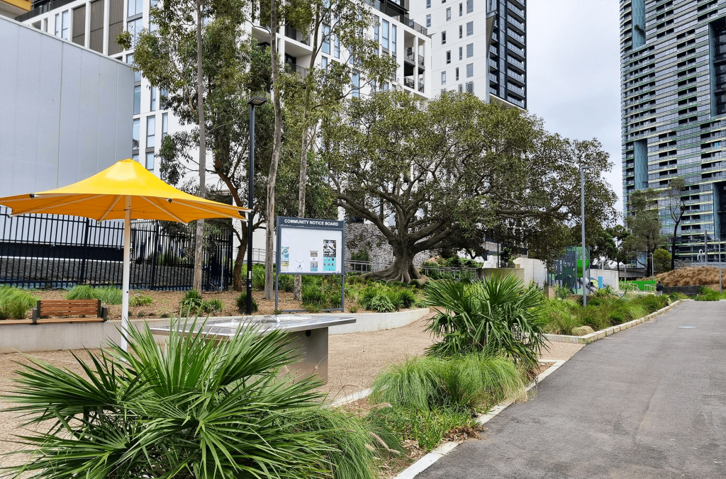 Linear Park BBQ area